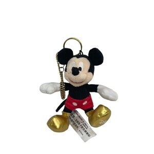 Disney Store Shanghai Exclusive Mickey Mouse Key Chain With Golden Shoes LE 5000